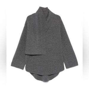 Toteme Long Scarf Knit Sweater